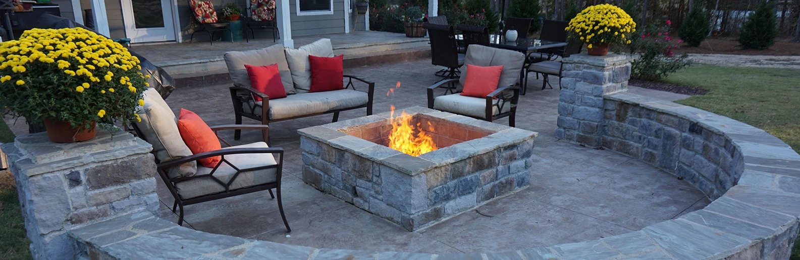 Wood Burning Fireplace